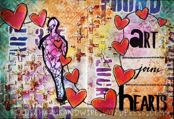 Art Joins Hearts | Art Journal | Anita