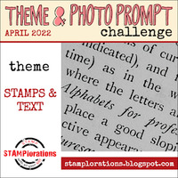 STAMPlorations Apr Theme and Photo Prompt Challenge